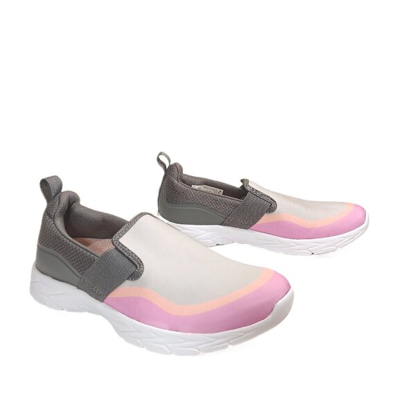 Vionic Shoes - Vionic Nalia Sneakers Womens 6 Gray Pink Slip On Casual Comfort Sneakers